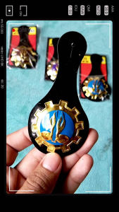 Tanda Jabatan Tumpuk 3 Logam / Tanda Jabatan Cor