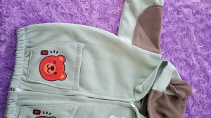 Jaket Bayi Tebal Kombinasi Bear oleh ZIYA BABY 3-18 Bulan