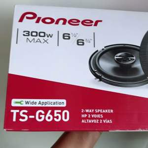 Pioneer 6 1/2" 2-way Vehicle Speakers (Pair) - Black