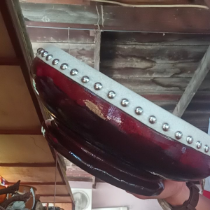 กลองรำมะนาถาด9นิ้ว ไม้มะม่วง หนังวัวแท้