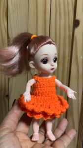 ชุดตุ๊กตาบาบี้ สีส้ม (เฉพาะชุุดเดรสส้ม)