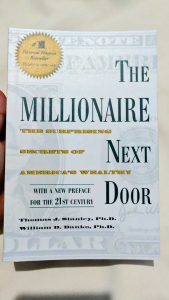 The Millionaire Next Door by Thomas J. Stanley (paperback) w/ Free Ebook and Bookmark