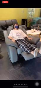 [PRE ORDER 25 DAYS] Pure Cow Leather Sofa Set/ Cowhide Leather Sofa/ 1 seater Recliner sofa+2+3 seaters ETA:28/6/2023