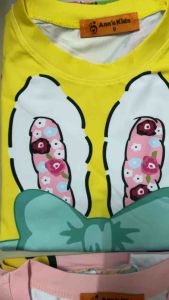 12-22kg bộ tay ngắn quần dài bé gái thun lạnh 3D annkids loại 1 mềm mịn bền đẹp 088