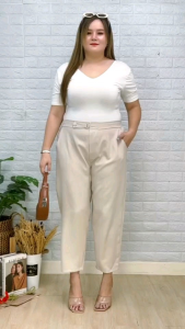 กางเกงสาวอวบสาว plus size กางเกงขายาว(ความยาวขา 38 นิ้ว) ผู้หญิง Lady Clothing Women  Miss M.A.Closet