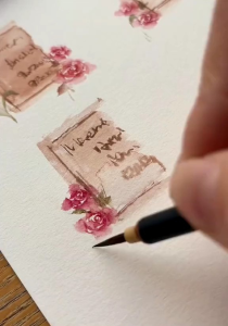 Cọ tô  cọ thư pháp cao cấp cán đen vẽ móng tay nail vẽ gel  vẽ màu nước