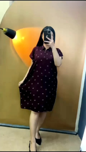 Dress Korean Style Motif Pita Daster motif Rayon Viscose Busui Resleting Bumil Nyaman