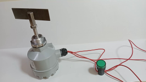 Cảm biến báo mức chất rắn dạng xoay cảm biến báo mức bột cám báo mức hạt nhựa cảm biến cánh chuồn cảm biến báo mức