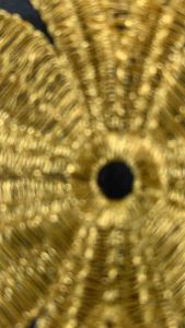 Renda bordir dada dan sabuk satu set motif kiansantang