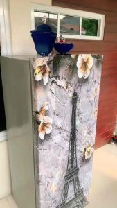 Stiker Kulkas 1 Pintu dan Sticker Kulkas 2 Pintu Menara Eiffel