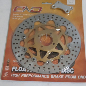 PIRINGAN CAKRAM DEPAN CND DELKEVIC TZM SERIES FULL CNC FLOATING STAINLESS DISC 300MM LOBANG 4 FRONT + BREKET PNP RX KING RXS