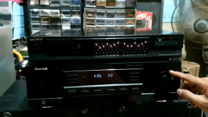 equalizer vintage made in japan sony seq-401 second normal siap pakai