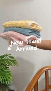 Day One🍃【0-6 Y】Soft Absorbent Macaron Towel Baby & Kids Bath Towel Tuala Mandi Bayi Lightweight & Quick Dry