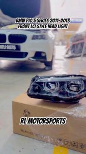 BMW f10 5 series 2010 2011 2012 2013 convert LCI front headlamp headlight head lamp light led DRL bodykit body kit