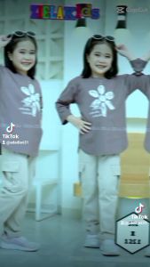 stelan anak kekinian moti bunga nomor 4 681012141618