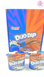 12pcs DUO DIP CHOCOLATE CREAM COOKIES STICK