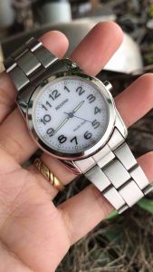 Đồng hồ nam si Nhật REGUNO nhà Citizen size 36mm pin solar dây vỏ thép xịn