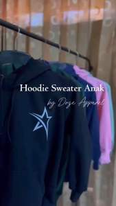 Sweater Hoodie Anak Laki laki Perempuan Logo NY Usia 2-12 Tahun