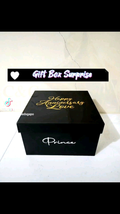 6X6 WHITE Gift Box | Hard Box | Square Box