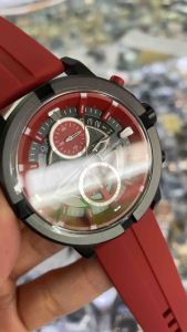 NEW ‼️Jam Tangan Pria Swis Armi Chrono Aktif (5.0cm) Free Box Strap Rubber