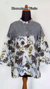 BLOUSE|BLUS WANITA|ATASAN WANITA|BLOUSE TERBARU|BAJU ATASAN WANITA|BLUS BATIK|BAJU KERJA|BLUS KANTOR|SERAGAM BATIK|BATIK PUTRI NURMA