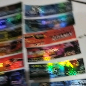 15pc Stiker Hologram Ori / Stiker Hologram Anti Air Tahan Panas dan Tidak Pudar / Stiker Hologram Motif Sudah Campur