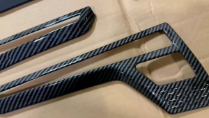 Garnish Reflektor Belakang Ayla 2023 2024 2025 ADS X Hitam Carbon