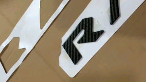 Emblem Kap Mesin Carbon Avanza Xenia Veloz Calya Sigra Innova Fortuner Hilux Xpander Cross Raize Rocky Mobilio Brv Brio Hrv Pajero