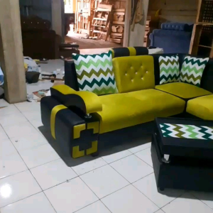 Sofa sudut minimalis lengan angsa model modern dan terbaru