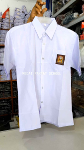 Baju Sekolah SMA SMK Bahan Twist Licin Lengan Pendek Jumbo Big Size Martin