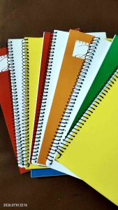 spiral big notebook assorted colors
