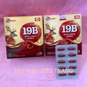 19B WITH LINHZI KOREA Viên Ăn Ngủ Ngon thảo dược tỉnh táo tăng đề kháng ăn ngon giảm căng thẳng - Hộp 100 viên Hỗ Trợ Giấc Ngủ Và Ăn Ngon - Lazada