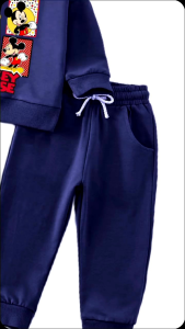 Baju Setelan Jogger Anak Perempuan & Laki-Laki Terbaru Dengan Gambar Mickey Mouse