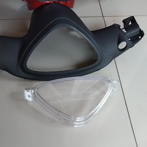 Batok kepala depan belakang Plus Mika Speedometer yamaha Mio Smile Merah Maroon