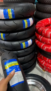 Ban luar vespa clasik Racing Mellennium V-Max Vmax & Max Racer ring 10 3.50 soft compound px sprint excel dsb tubeles cocok untuk touring harian race balap Harga perPcs sebiji bagus murah grosir eceran