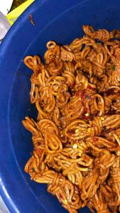 Mie gulung/Mie pajelit bumbu cikruh