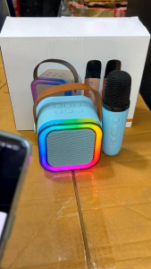 K12 RGB Bluetooth Speaker & Wireless Microphone: 1pcs or 2pcs Options