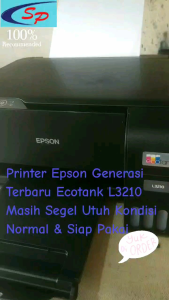 Epson L3210 All In One EcoTank Segel Ori Utuh Second Like New