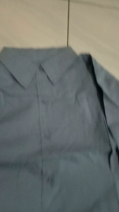 Blouse Kemeja Lengan Panjang Model Lipatan Baju Wanita - Atasan Katun