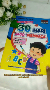 Buku Anak - Metode Kilat 30 Hari Jago Membaca Usia 3-5 Tahun Untuk PAUD dan TK
