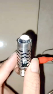 LAMPU LED H6 LASER HI LO BEAMBAC DC 2 WARNA UNIVERSAL MOTOR MATIC BEBEK