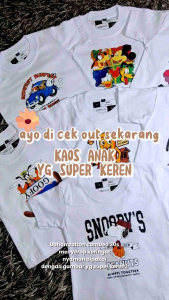 kaos anak 100rb 3pcs
