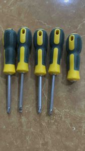 Tua vít đa năng 2 đầu tua vít dẹt kiêm 4 cạnh cỡ lớn 18cm