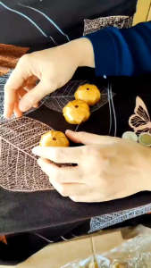 ลูกส้มโปรยทาน 50 ลูก เหรียญจากเหรียญโปรยทานลูกส้ม