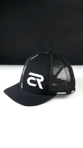 Topi Lidah Pendek Pria Keren / Topi Distro Hitam Premium CR 051