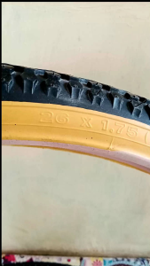 Ban Luar Sepeda 26x1.75 SWALLOW Kuning Hitam