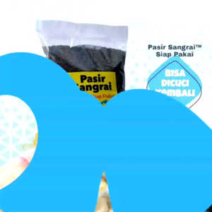 Pasir Sangrai® Siap Pakai - HALUS STANDAR - Kemasan Plastik 1 kg / Pasir Goreng / Kerupuk Goreng Pasir