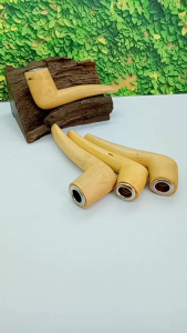 Klokotan Once pipa kayu kemuning gading minimalis F108