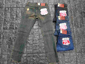 กางเกง justin SAM70 สุดนิยมผ้าริมแดง