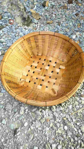 กระจาด ตะกร้า ไม้ไผ่ ขนาด 9121416 นิ้ว ข้อมูลเพิ่มอ่านด้านล่าง